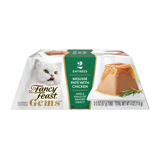 Fancy Feast Gems Chicken Flavor Adult Wet Cat Food - 2oz 2pk
