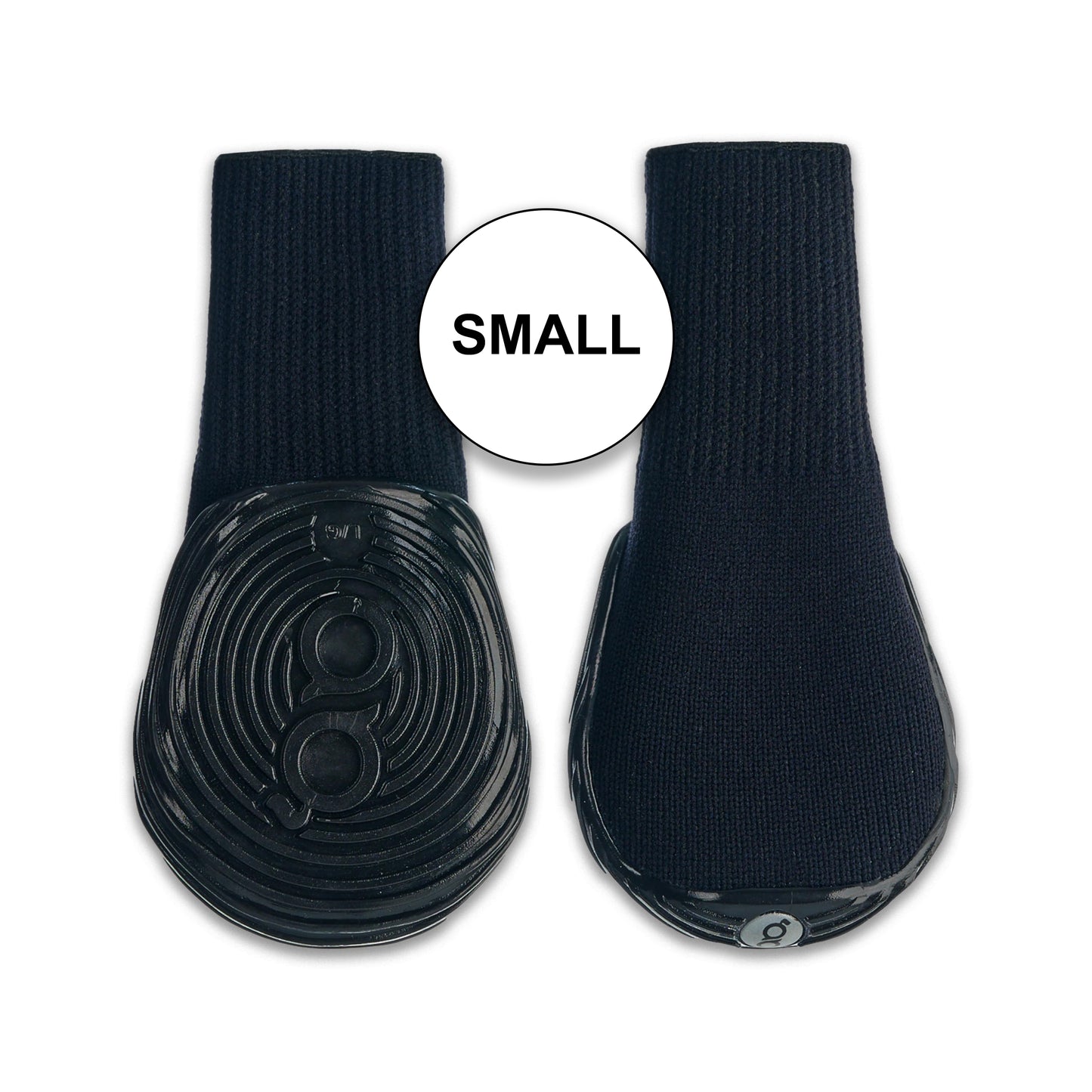 Goo-eez Ultras Dog Boots, Black, Small, 4pk