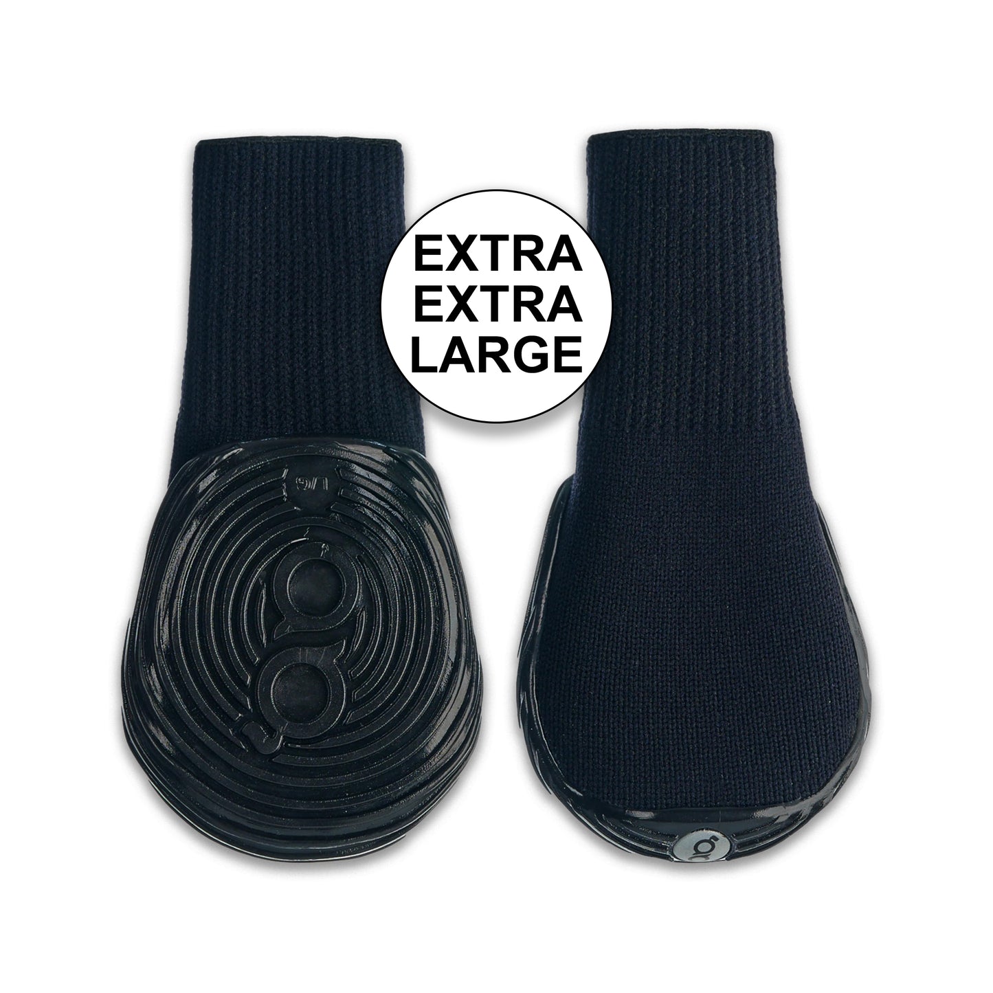 Goo-eez Ultras Dog Boots, Black, XXLarge, 4pk