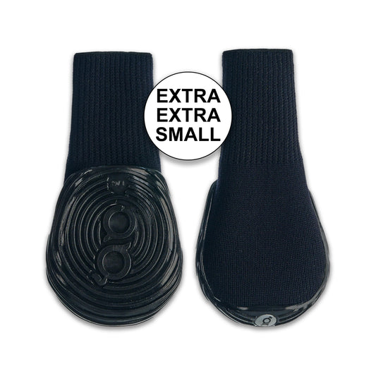 Goo-eez Ultras Dog Boots, Black, XXSmall, 4pk