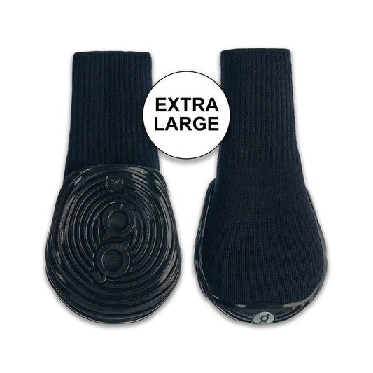 Goo-eez Ultras Dog Boots, Black, XLarge, 4pk