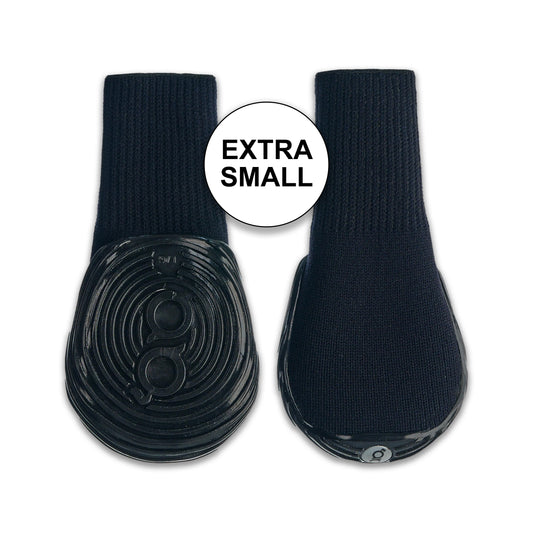 Goo-eez Ultras Dog Boots, Black, XSmall, 4pk