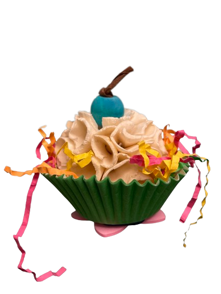 A&E Cages Sweet Tweets Cupcake Foot Toy