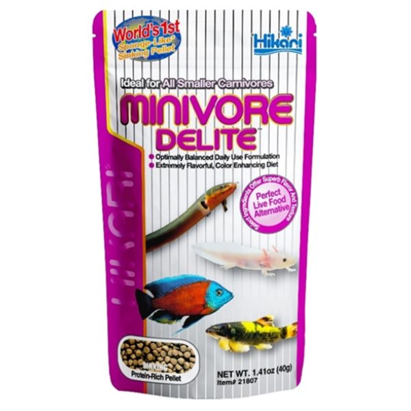 Hikari Minivore Delite Fish Food 1.41oz