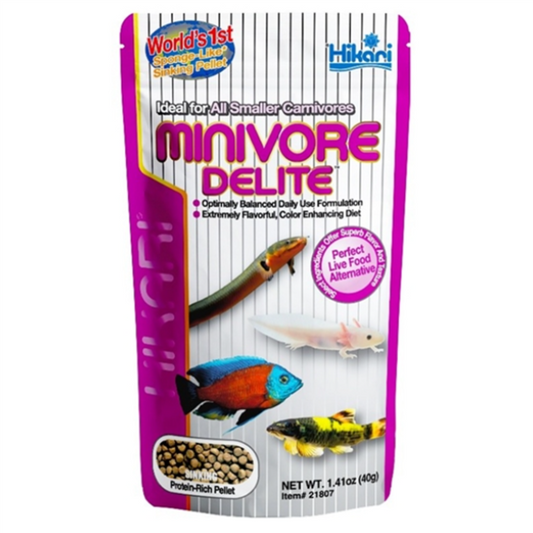 Hikari Minivore Delite Fish Food 1.41oz