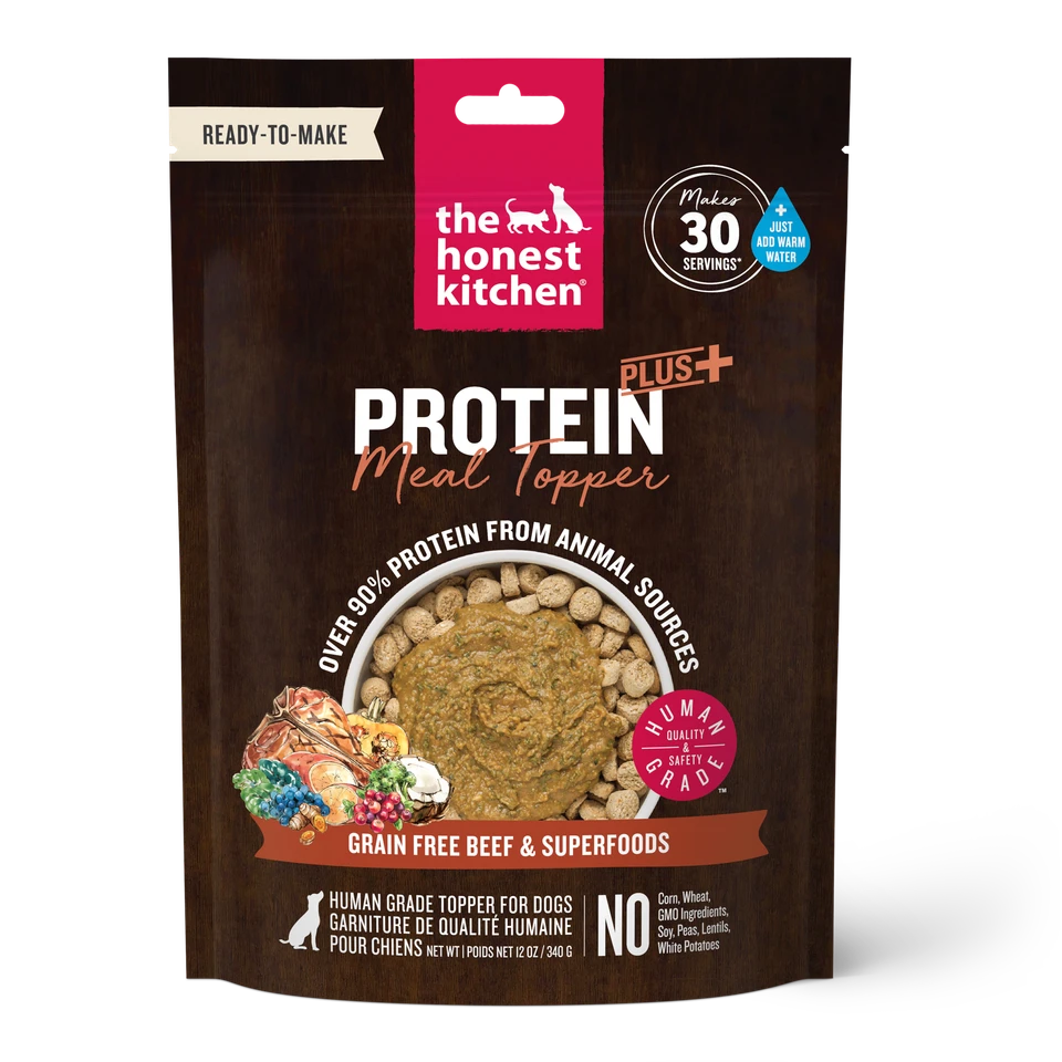 Honest Kitchen Protein Grain Free Beef with Superfoods Dog Food Topper 12oz