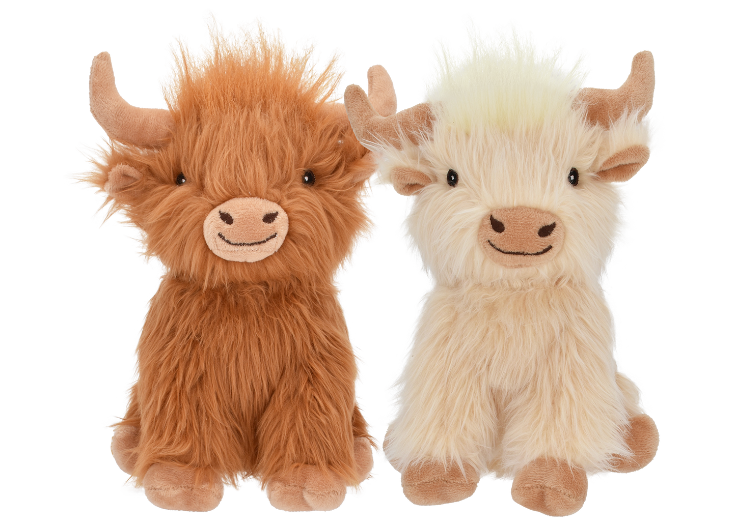 Multipet Plush Dog Toy Highland Cow 14in Assorted