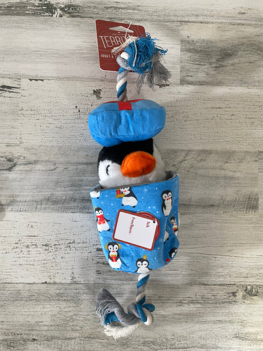 Territory 14” Holiday Tug-n-Treat Penguin Dog Toy