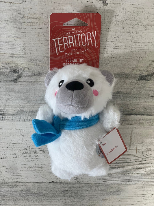 Territory 8” Holiday Polar Bear Dog Toy