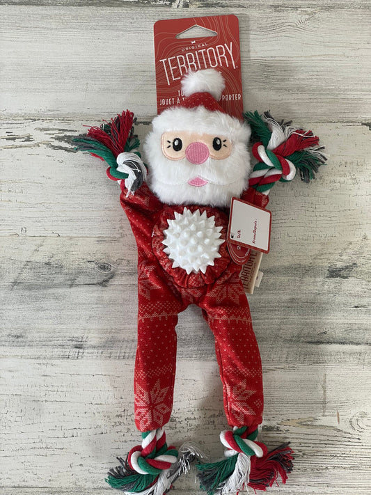 Territory 14in Holiday 2-in-1 Santa Claus Dog Toy