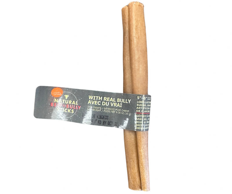 Canine Naturals Beef Bully Stick Dog Treat 5 in