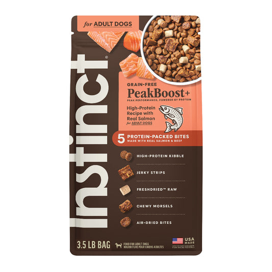 Instinct PeakBoost Grain Free Dog Food Salmon 3.5lbs