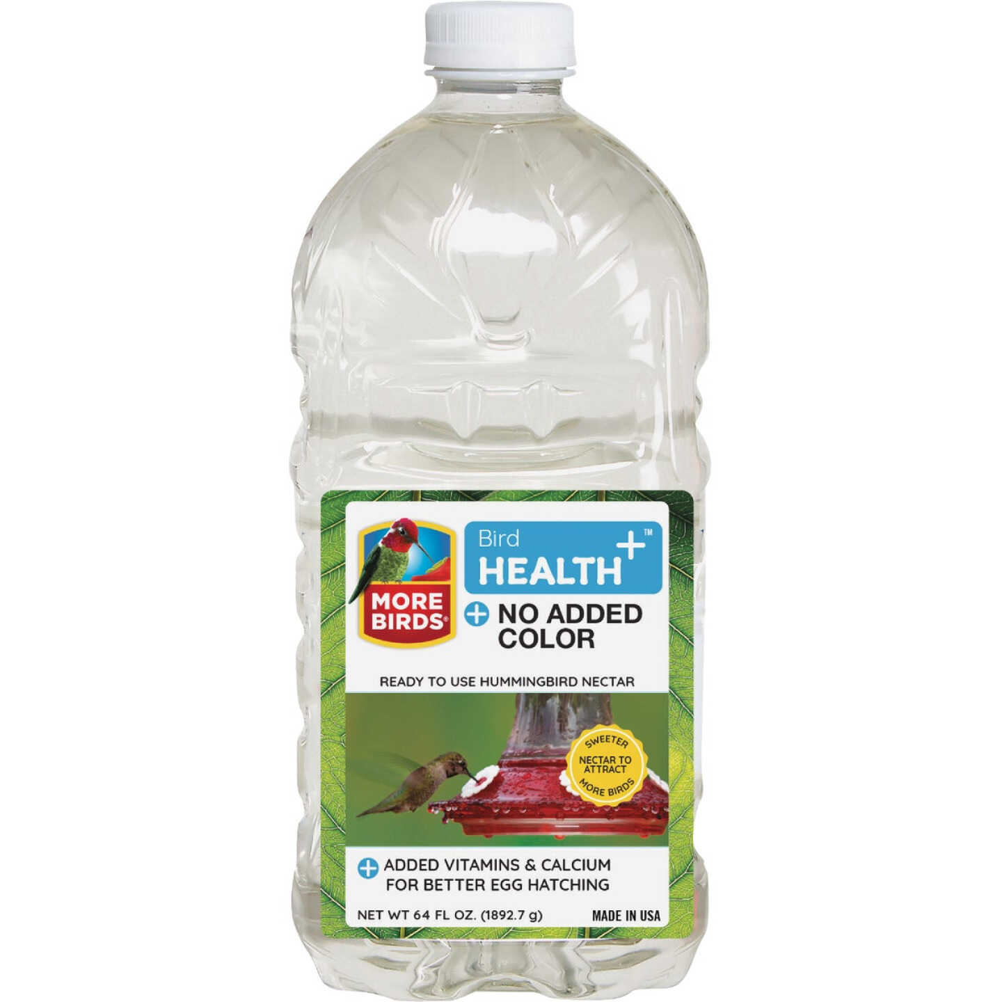 More Birds Liquid RTU Clear Hummingbird Nectar 64oz