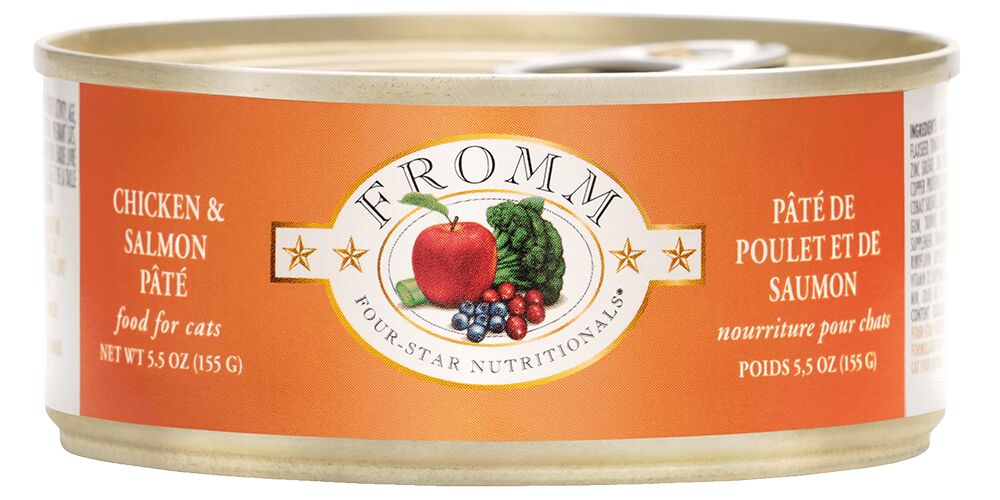 Fromm Chicken & Salmon Pate Wet Cat Food 3oz