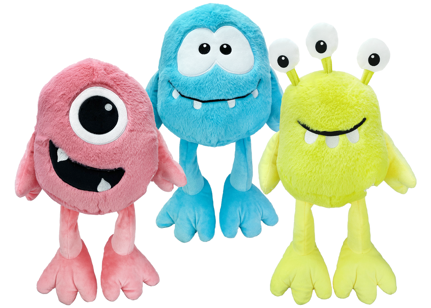 Multipet Plush Dog Toy Jumbo Monsters 18in Assorted