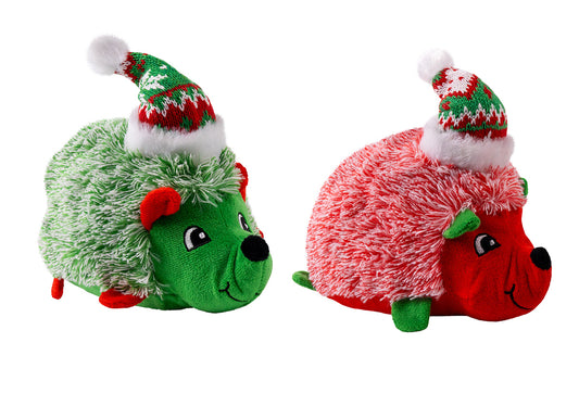 KONG Holiday Comfort HedgeHug Dog Toy Assorted Medium