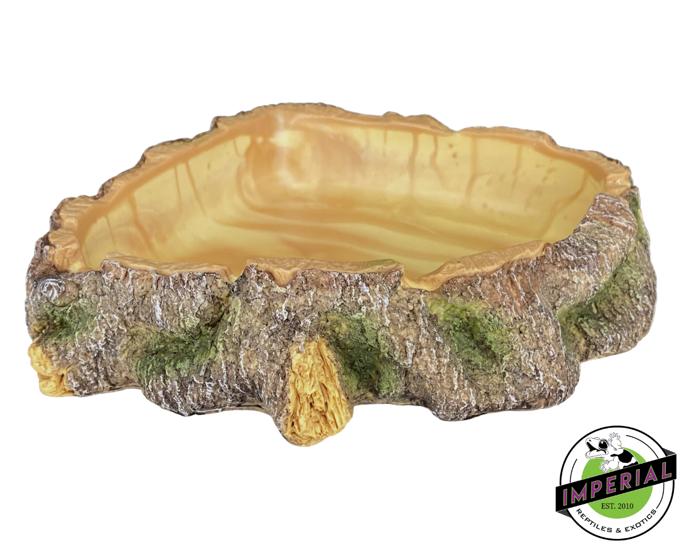 Komodo Polyresin Wood Corner Bowl Large