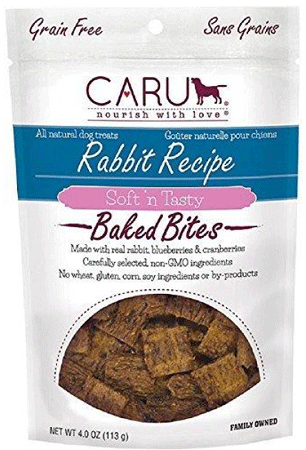 Caru Soft n Tasty Baked Bites Dog Treats 3.75oz Rabbit