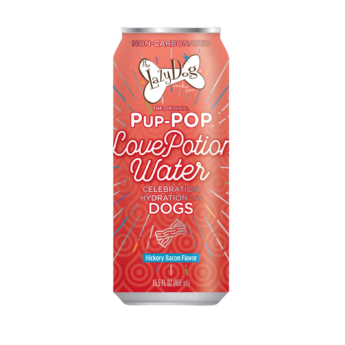 Lazy Dog Pup-POP Love Potion Water Hickory Bacon Flavor 15.5 oz