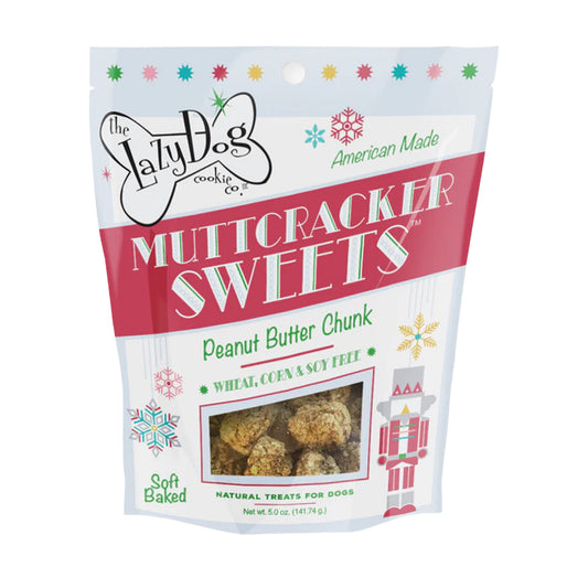 Lazy Dog Holiday Mutt Mallows Dog Treats, Muttcracker Sweets, 5oz