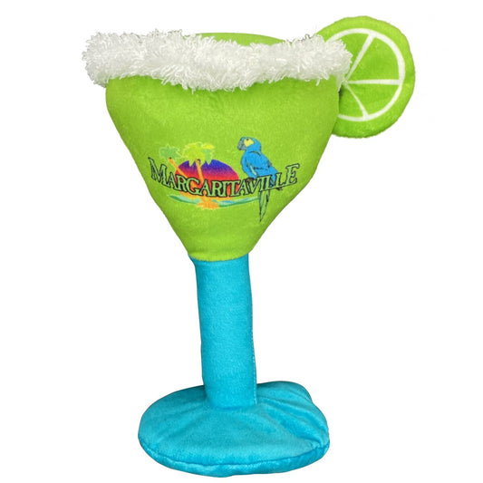 Multipet Margaritaville Margarita Glass Plush Dog Toy 8in