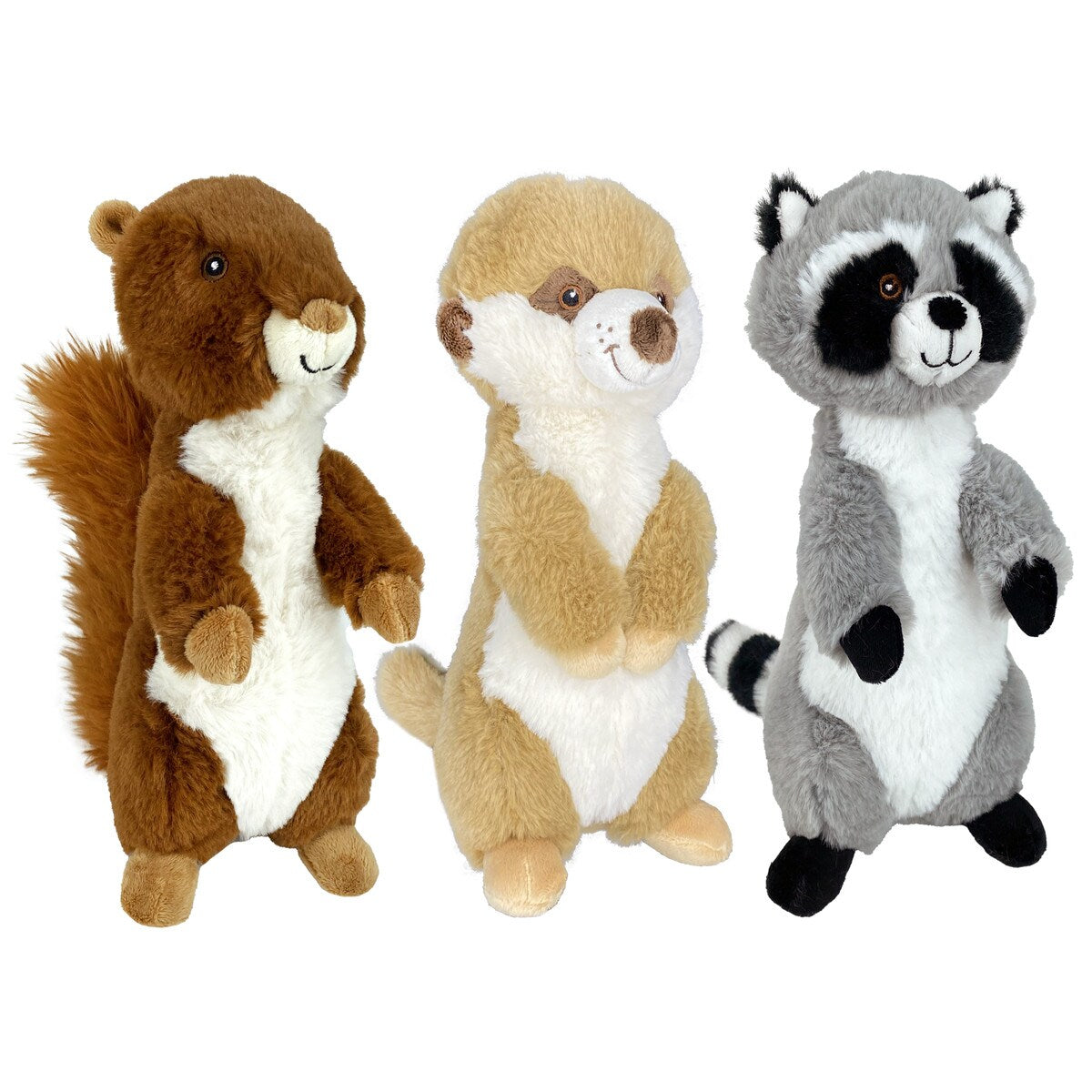 Multipet Eco Prairie Dog Plush Dog Toy Assorted Animals 9.5in