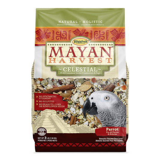 Higgins Mayan Harvest Celestial Parrot & Eclectus Bird Food 3lb