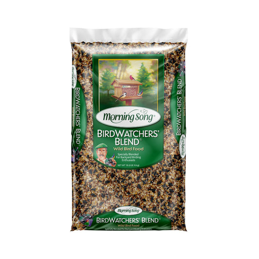 Morning Song Birdwatchers Blend Wild Bird Food, 18lb Bag