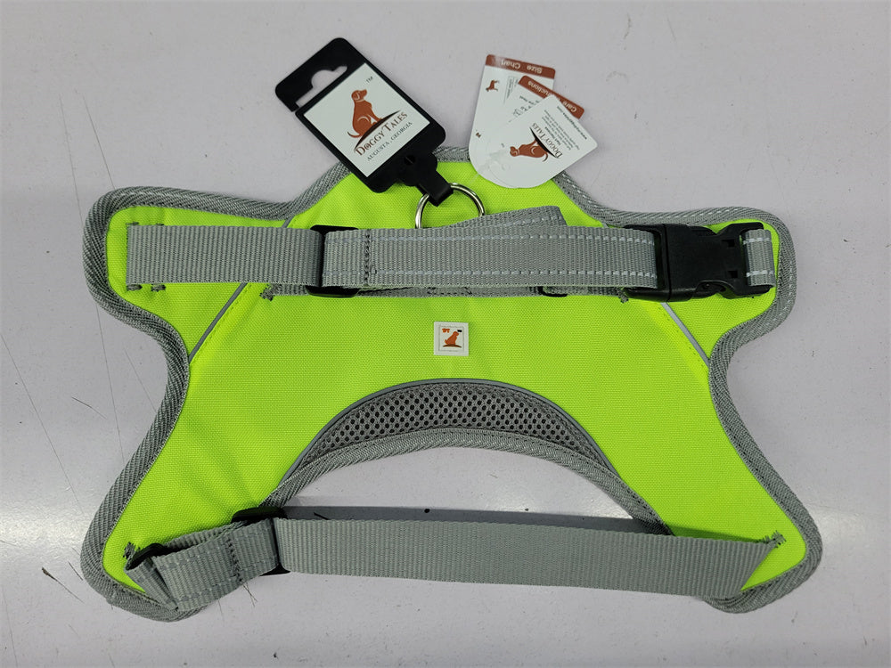 Doggy Tales Dog Hart Harness 35in Lime