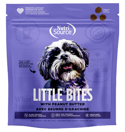 Nutrisource Element Grain Frree Little Bites Dog Treat 6oz Peanut Butter