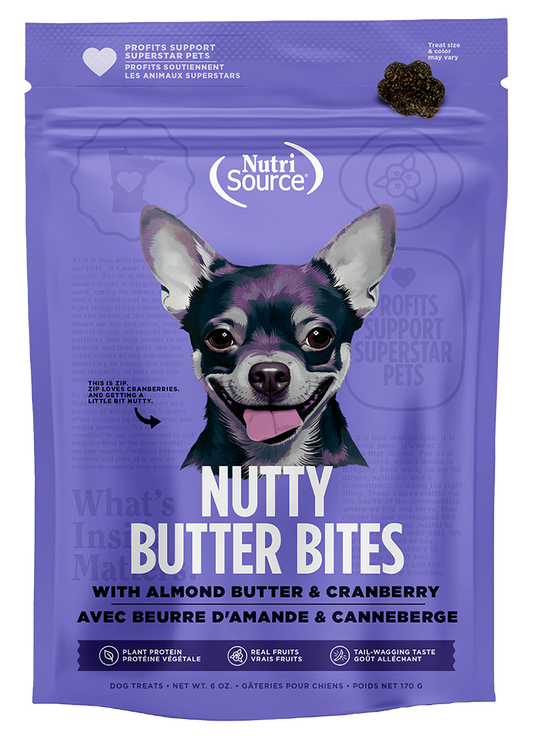 Nutrisource Nutty Butter Bites 6oz Cranberry