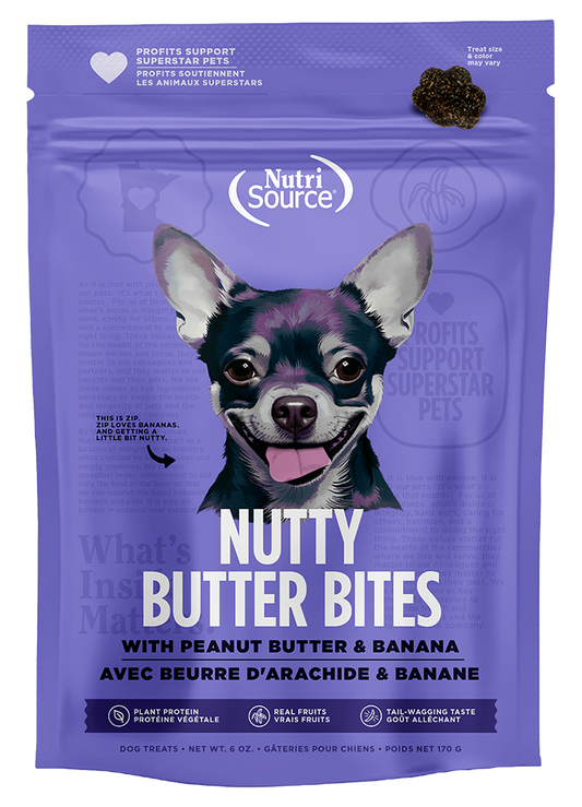 Nutrisource Nutty Butter Bites 6oz Banana