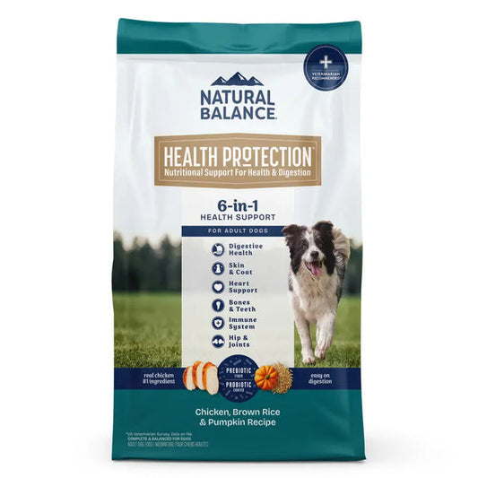 Natural Balance Health Protection Adult Chicken, Brown Rice & Pumpkin Dry Dog Food 4lb