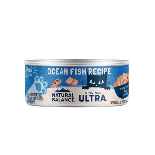 Natural Balance Pate Cat Food, Ocean Fish, 5.5oz Can