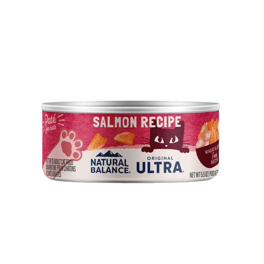 Natural Balance Pate Cat Food, Salmon, 5.5oz Can