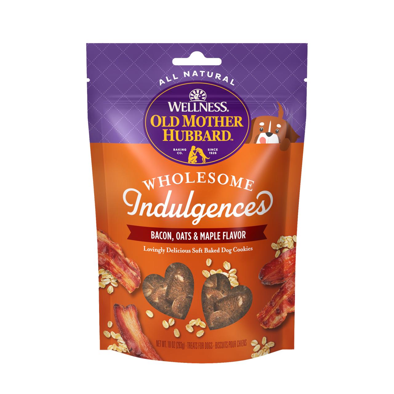 Old Mother Hubbard Wholesome Indulgences Peanut Maple & Bacon & Banana 10oz