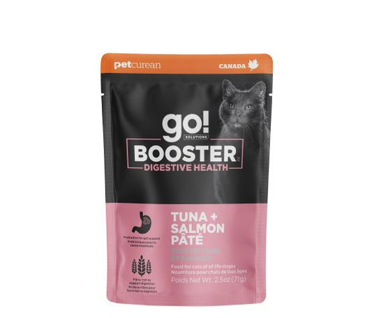 Petcurean Go! Booster Digestive Health Tuna And Salmon Pate For Cat 2.5oz