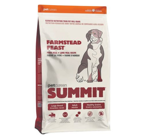 Petcurean Summit Farmstead Feast Large Breed Adult Dog Food 25 Lbs