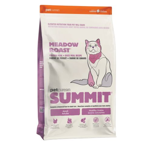 Petcurean Summit Meadow Roast Adult Cat Food 12Lb