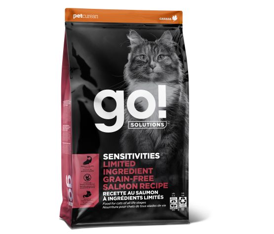 Petcurean Go! Sensitivities Lid Grain Free Salmon Recipe For Cat 3lb