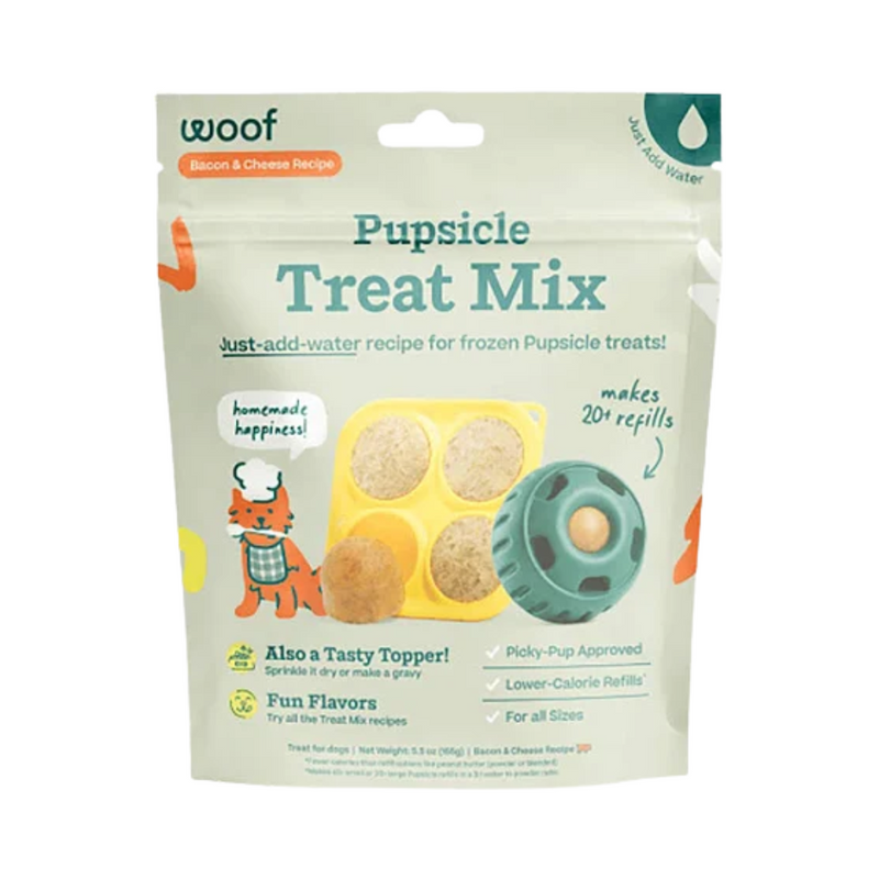 Woof Pupscicle Treat Mix Dog Treat Bacon Cheese 5.5oz