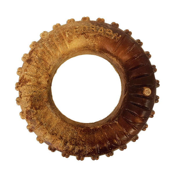 Redbarn Dur-A-Bulls Hickory BBQ Dental Chew For Dogs Tire Single