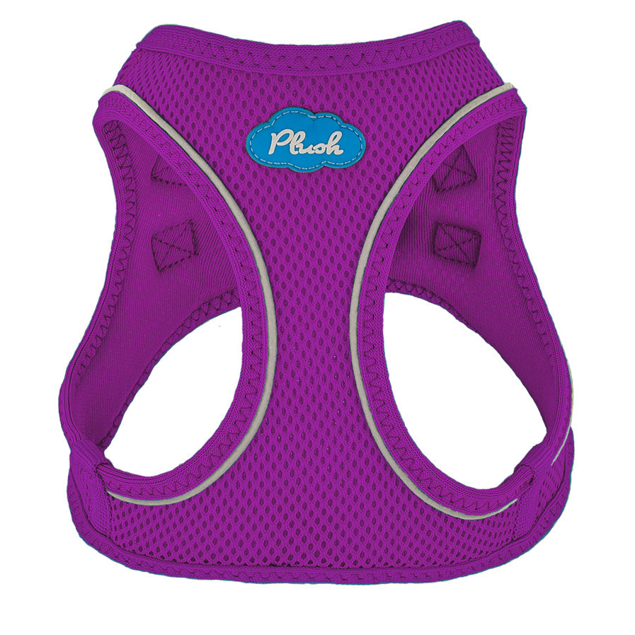Plush Step In Dog Harness XX Small Purple