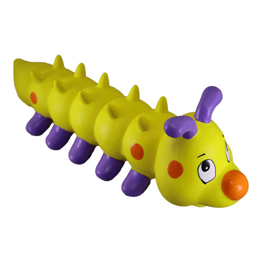Petsport Naturflex Caterpillar Latex Dog Toy, Large