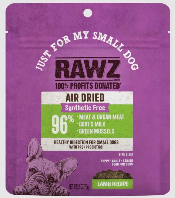 Rawz Air Dried "Just for My Small Dog" Lamb Recipe 2.5oz