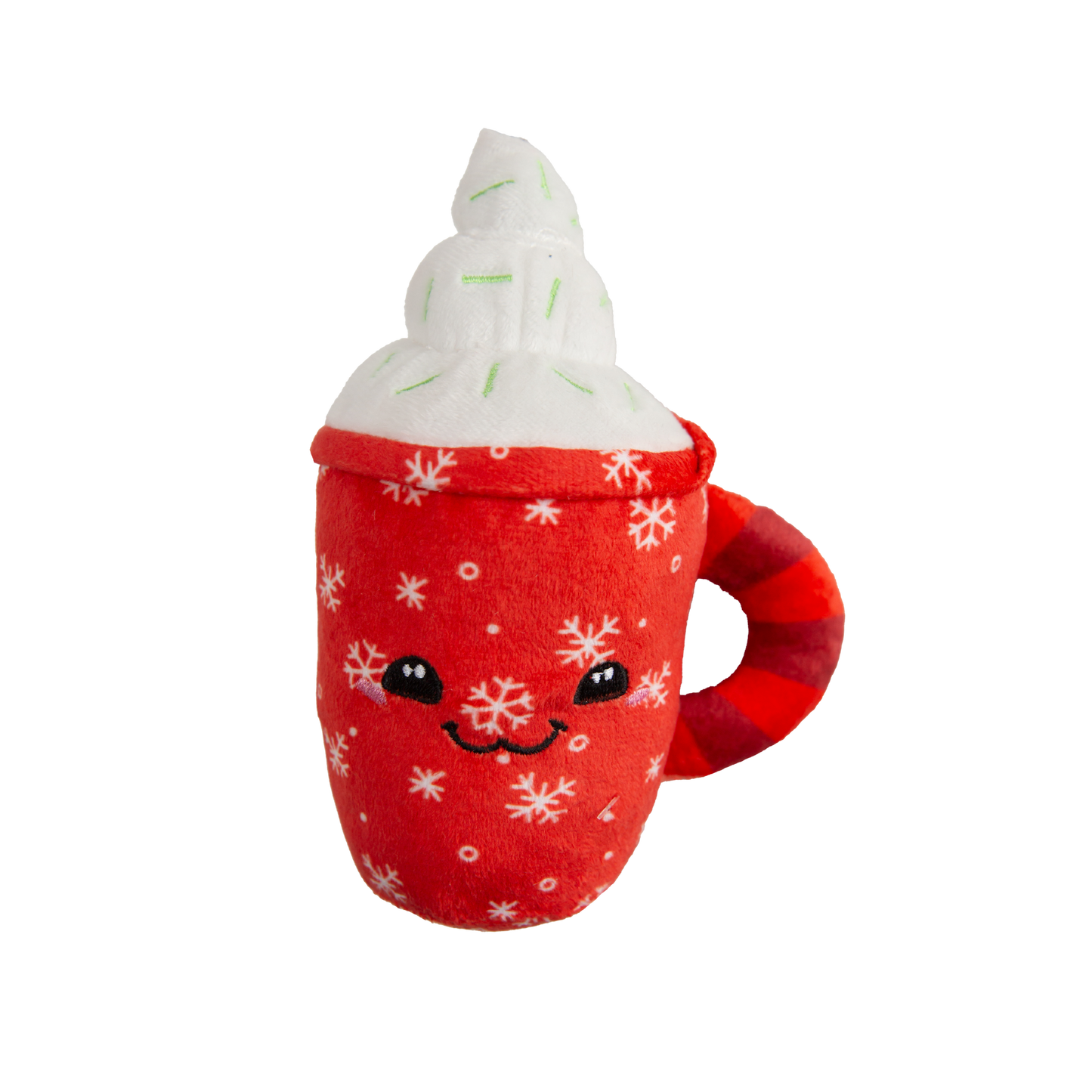 Snugarooz Holiday Plush Dog Toy Holiday Latte