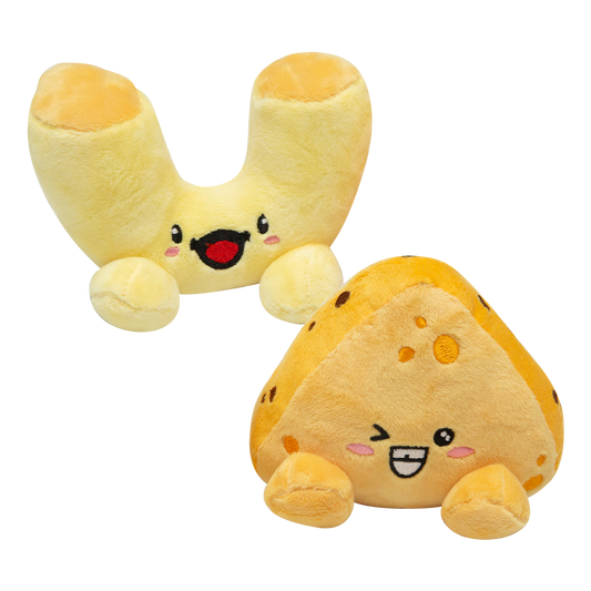 Snugarooz Dog Toy Mac N' Cheese 2 Pack
