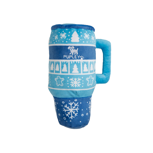 Snugarooz Holiday Plush Dog Toy Winter Pupley