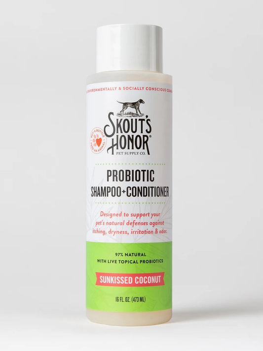 Skout's Honor Probiotic Shampoo + Conditioner Sunkissed Coconut 16oz