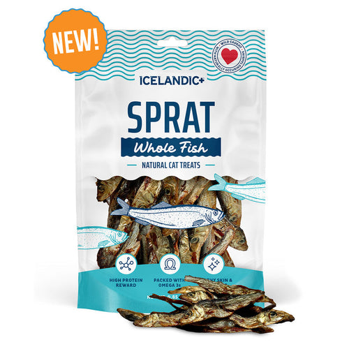 Icelandic Sprat Whole Fish Cat Treats .85oz
